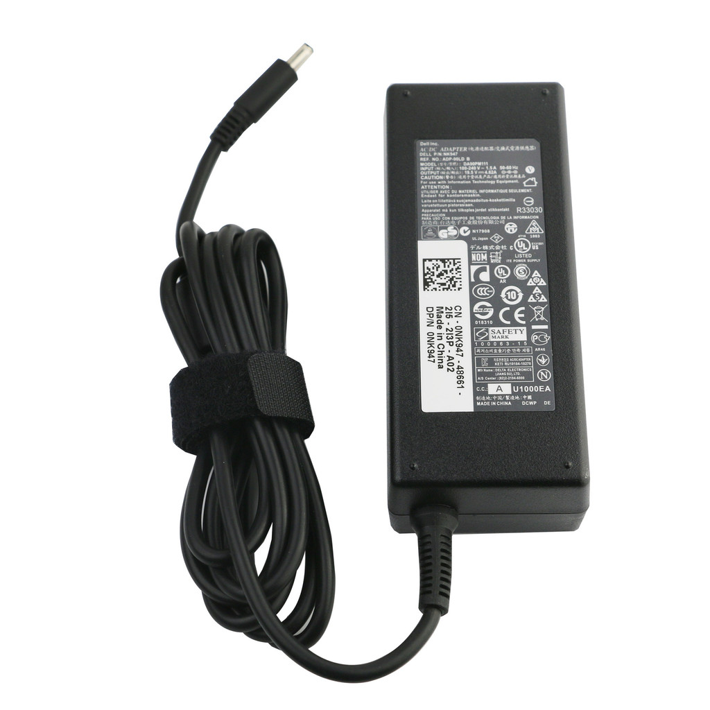 19.5V 4.62A 90W AC Adapter Charger สําหรับ DELL INSPIRON 15 (7558) 14 (7437)