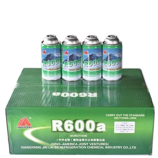 น้ำยาแอร์ R600a แบบกระป๋อง 220g กรัม น้ำยาตู้เย็น น้ำยาแอร์ Rivet