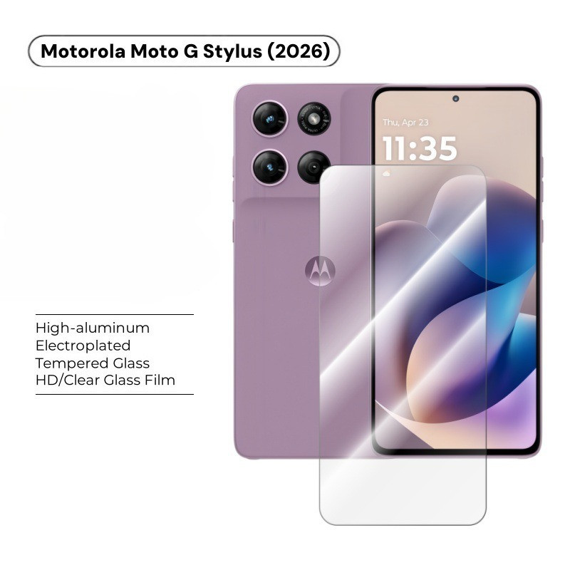 สําหรับ Motorola Moto G Stylus 2026 สําหรับ Moto G Stylus 2026 กระจกนิรภัย 6.7 นิ้วโปร่งใสป้องกันหน้