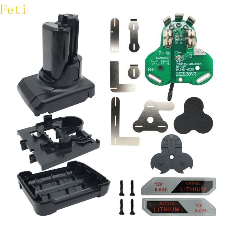 Feti เปลี่ยนเกราะป้องกันสําหรับ 10 8V 12V BAT412A BAT413A 6Cell