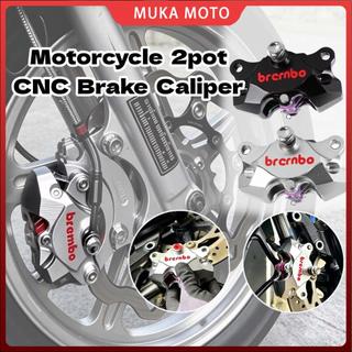 Motor CNC Brake Caliper 2 Pot | Universal | 220mm Disk Compatible