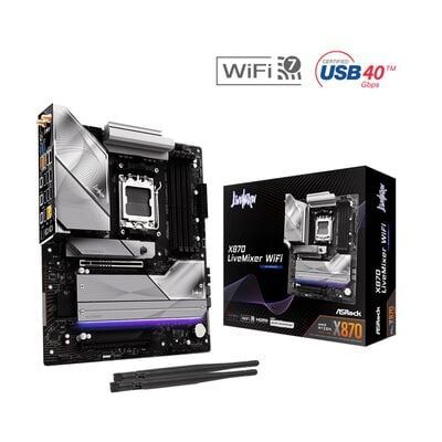 ASRock X870 Livemixer WiFi (X870 AM5 ATX) Motherboard motherBoard Japan Import Original