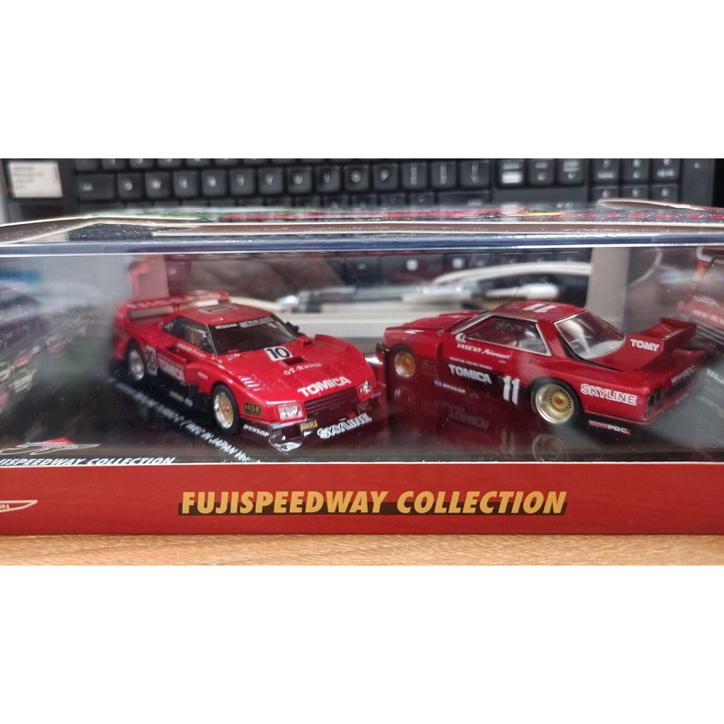 [Orphan] Out of Print 1/43 EBBRO FUJISPEED WAY 1983 SKYLINE SET TOMICA SKYLINE TRUBO C & TOMICA SKYL