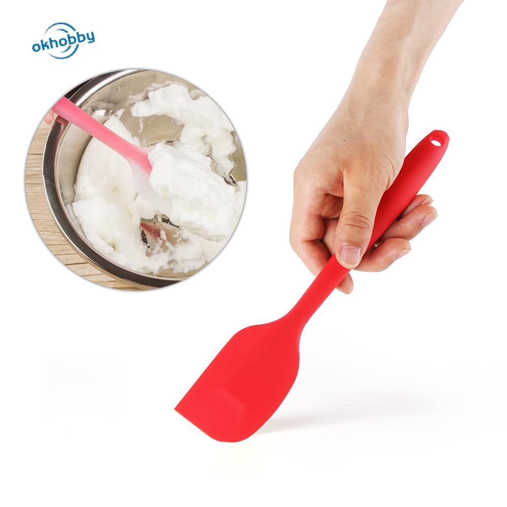 okhobby OKHOBBY Pastry Scraper Non Stick เครื่องมือทําอาหารซิลิโคนคุกกี้ Mould