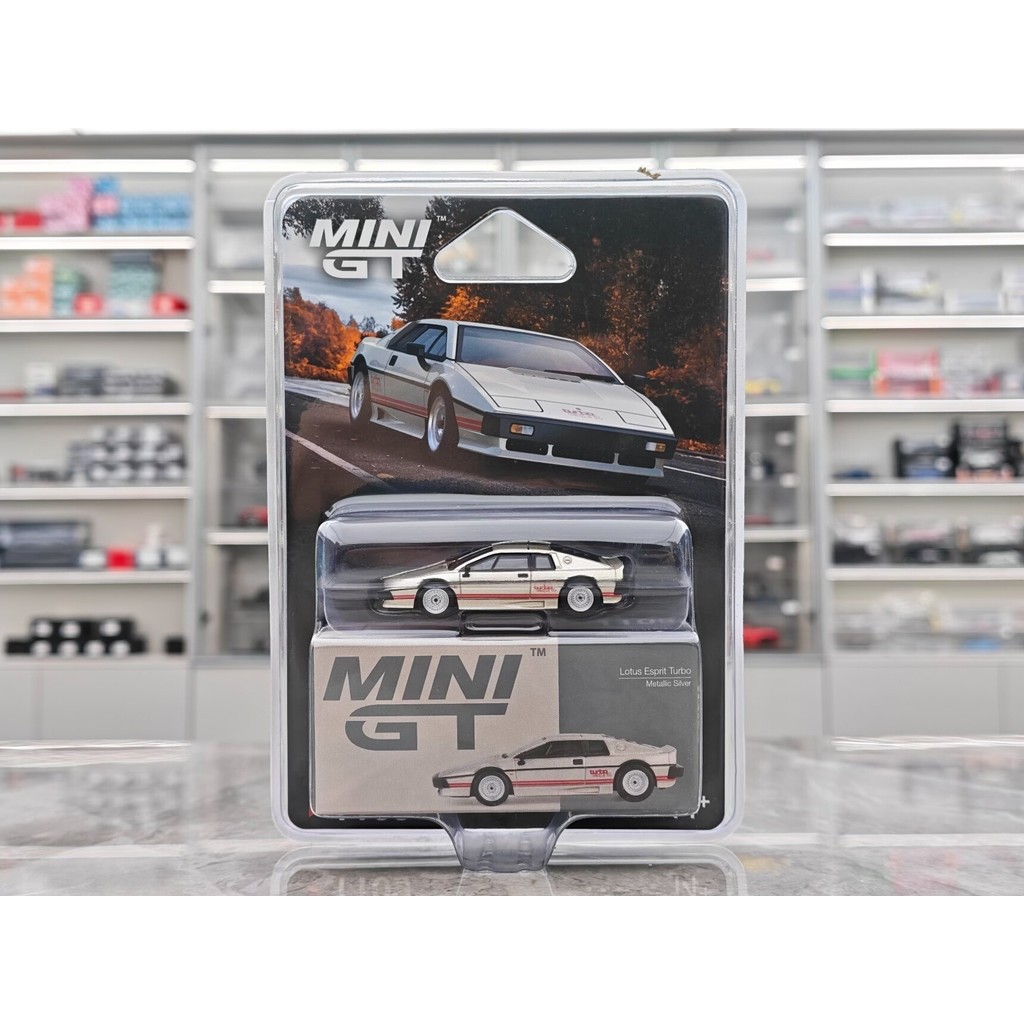 [คลังสินค้าพร้อม 1] MINIGT 64 Lutes Esprit Turbo Metal Silver ราคา 95 MGT01109-BL