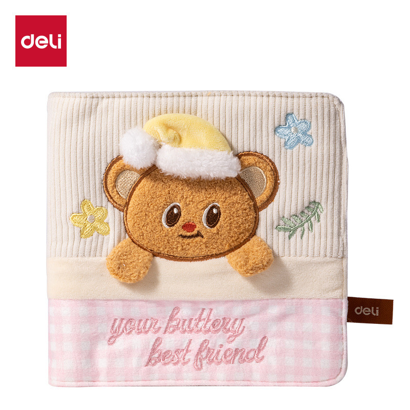 Deli HY644 Butter Bear Plush Notebook Notebook Notebook Student Notebook Notebook