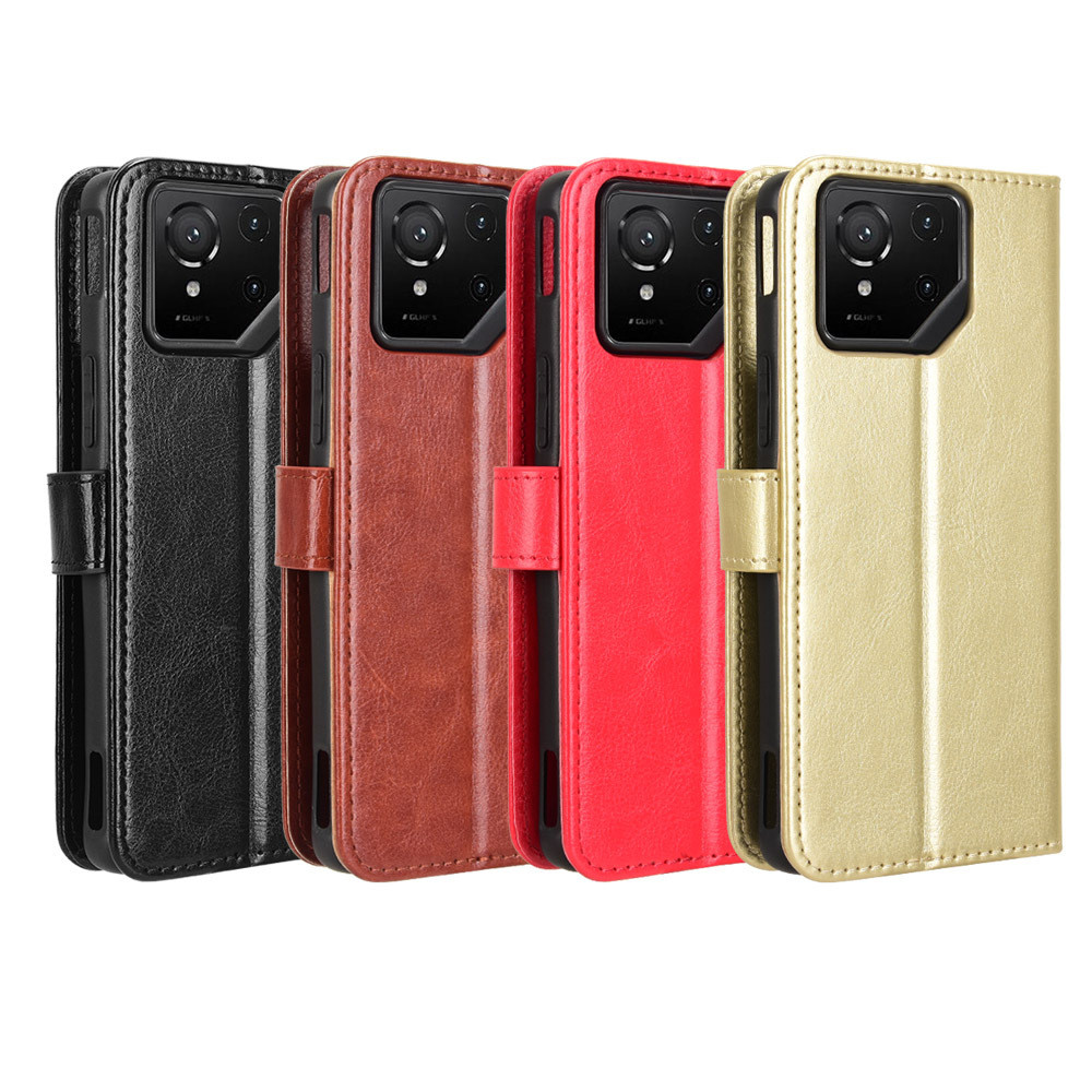 เหมาะสําหรับเคสโทรศัพท์ Asus ROG Phone 9 Asus ROG Phone 9 Pro เคสหนังแบบพลิกได้ลายม้าบ้า