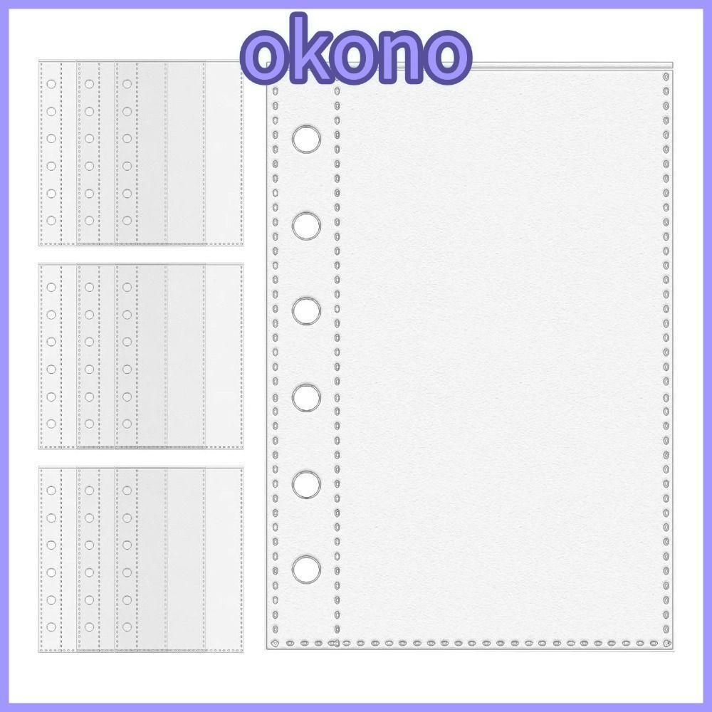 ปลอกป้องกันการ์ด OKONO, หน้าเครื่องผูก A7 A7, ไส้แฟ้มขนาด 6 ห่วงมาตรฐาน