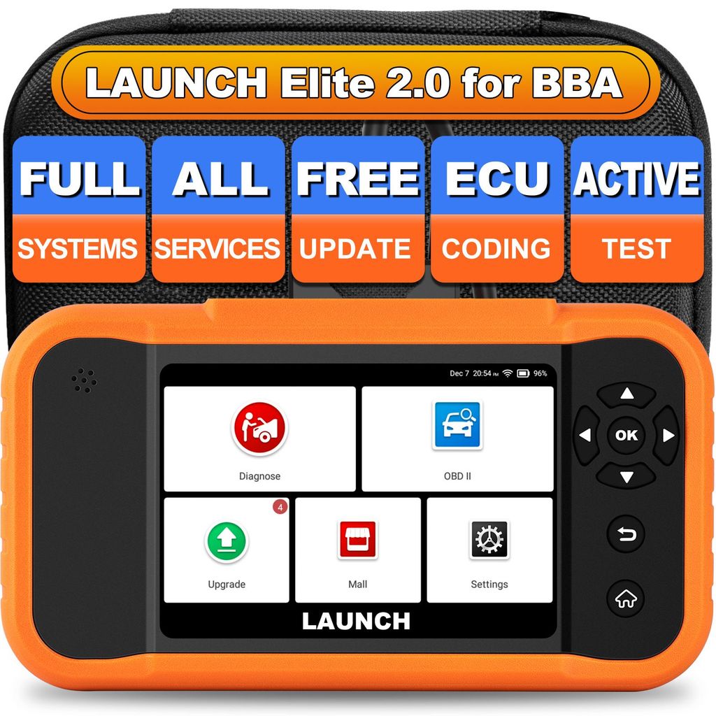เครื่องสแกน OBD2 LAUNCH X431 Elite BBA/FGC2.0 Global วินิจฉัยรถยนต์