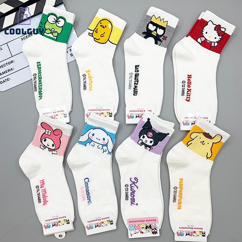 [YLSW] Tube Socks Women Girls Black White Socks TH