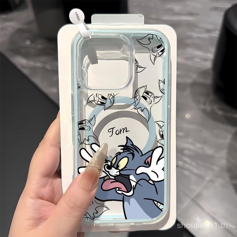 แม่เหล็กดึงดูดตลก Tom สําหรับ iPhone 17PRO 17 17PROMAX 17AIR 15 14 11 13 16 12 16PRO 12PRO 13PROMAX 
