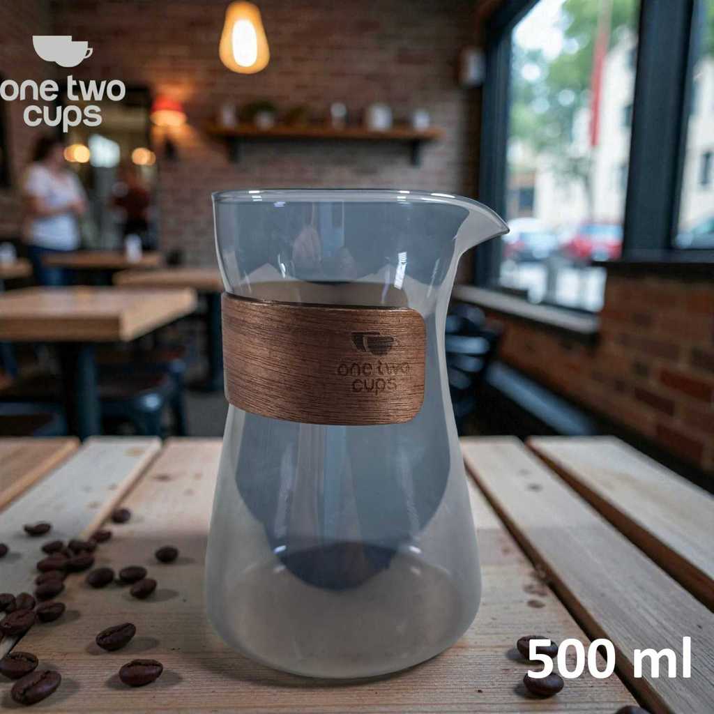 One Two Cups Coffee Pot Coffee Server เหยือกหยดเท 500ml - L1