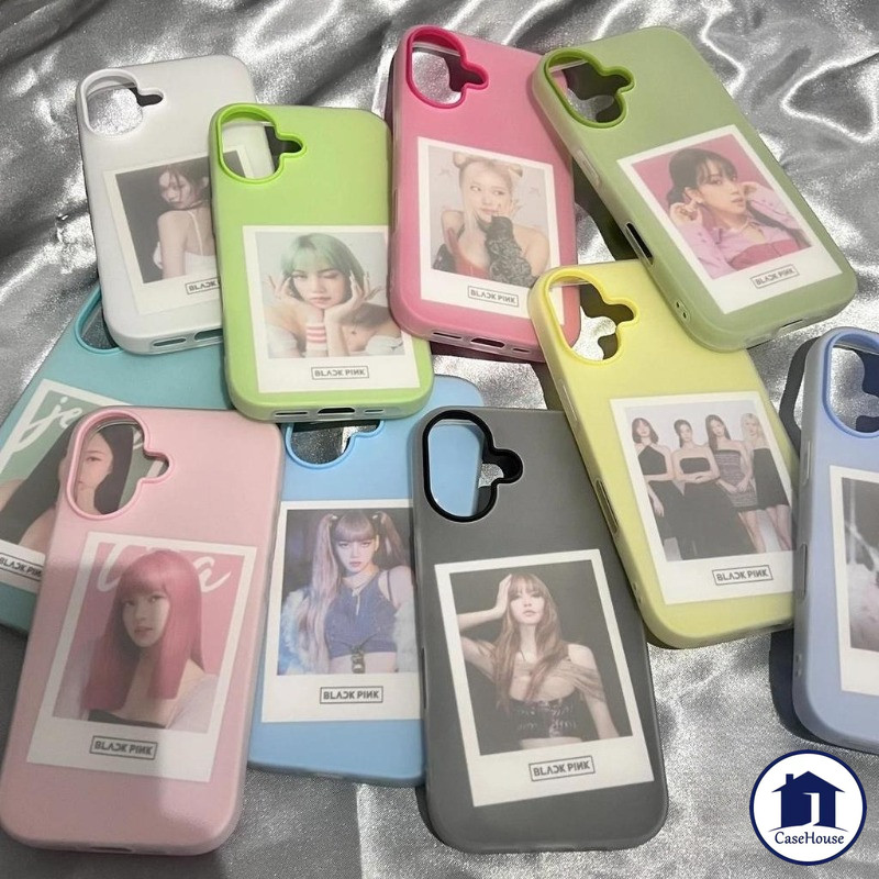 แฟชั่นคู่ง่าย ๆสีขนม 2 in 1 อ่อน เคส Redmi 14C 13C 12 9A 13 A1 10 A2 A3 Note 13 14 11 8 10 Pro Poco 