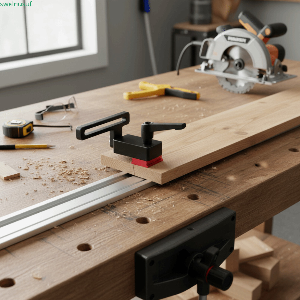 SAUTE Miter Track Stop, Aluminium Alloy Construction Lock กลไก T Track Stop Block, Precision Jig Sta