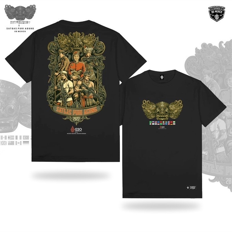 G20 V2 Jokowi Jersey แขนยาวและแขนสั้น