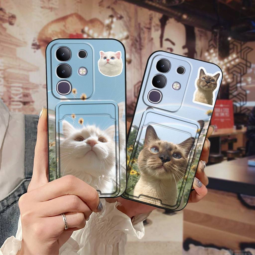 Card รวมทุกอย่าง Edge VIVO Y29 4G/T4X 5G/Y300T/Y300+เคสโทรศัพท์สําหรับรูปถ่าย Simple Fun Card Case C
