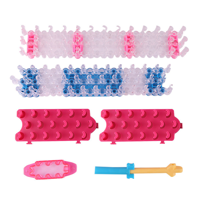 Loom Board/ Loom Hook Good Loomband Tool เครื่องมือซุปเปอร์และหนา/เครื่องทอผ้า Rainbow Loomband ยาง