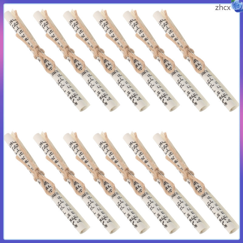 20 ชิ้น Koher Hebrew Mezuzah Scroll: Mini Jewish Blessing Paper - พิมพ์ Mitzvah Ksher Scrolls สําหรั