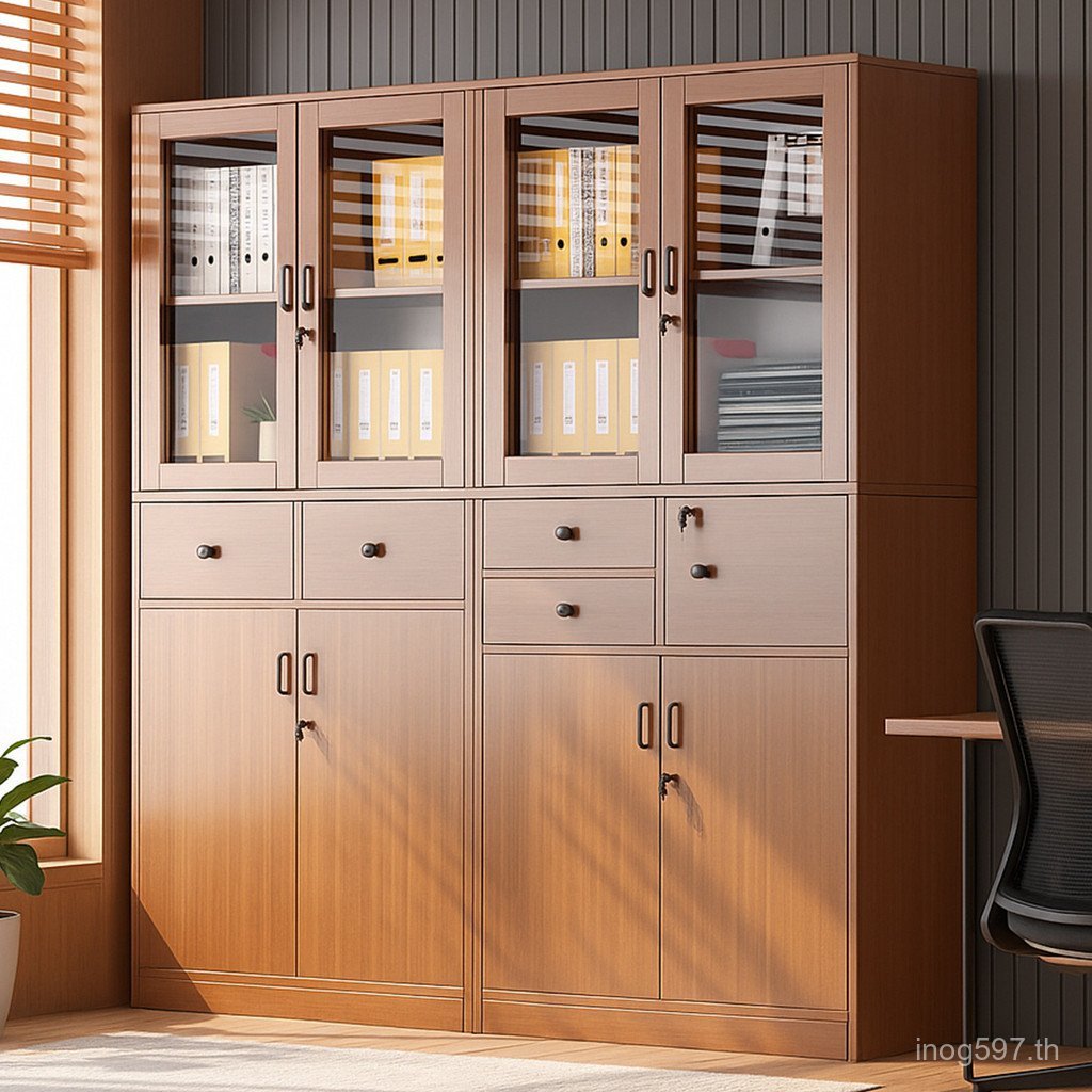 Locker File Cabinet Multi-Layer Back Wall File Cabinet Office Integrated Locker ตู้ตู้หนังสือตู้เก็บ