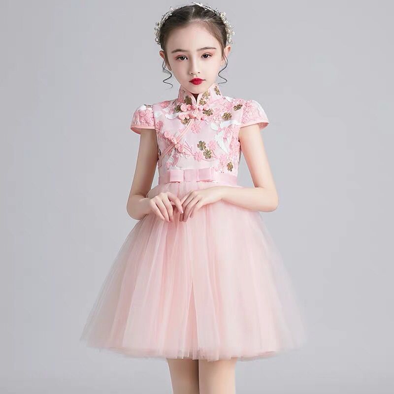 ชุดเจ้าหญิงสำหรับการแสดงและนักเรียนhostess พร้อมกระโปรงหลายชั้น