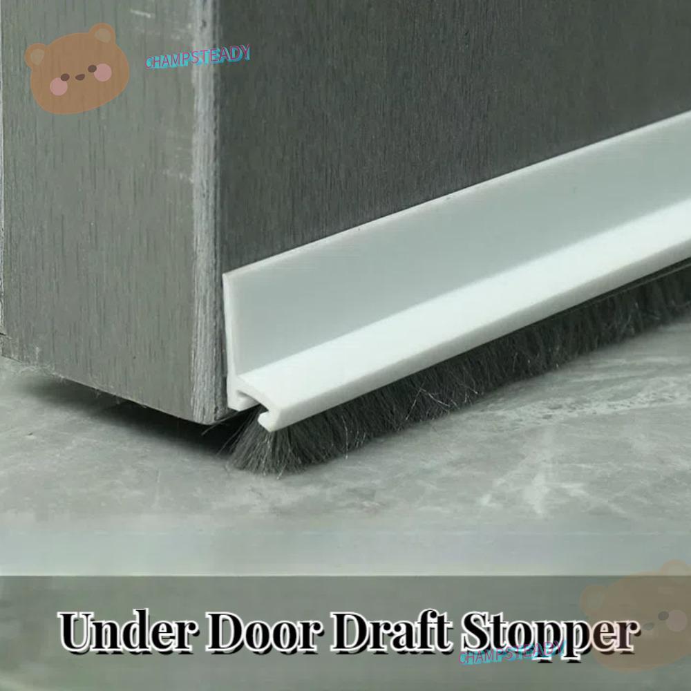 CHAMPSTEADY Under Door Draft Stopper, Self Adhesive Hot หรือ Cold Air Insulation Integrated Door Swe