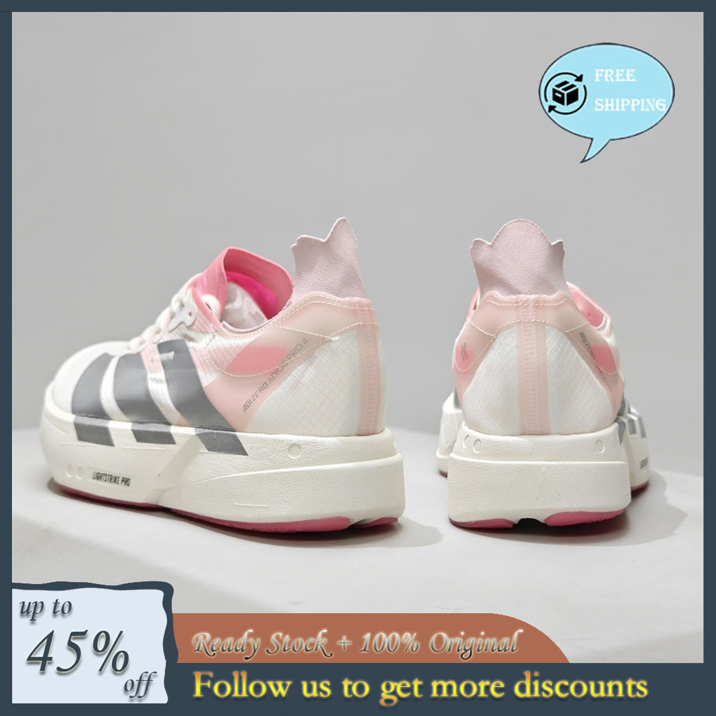 Adizero Adios Pro 4 รองเท้าวิ่งสำหรับทั้งผู้ชายและผู้หญิง สวมใส่ง่าย ในฤดูใบไม้ผลิ - รูปที่ 2