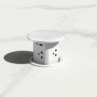 Socket American Standard Lifting Socket USB Wireless Charging ฝังแนวตั้ง Multi-Function Socket Multi-Purpose Island ไต้หวัน American Standard British Standard typec