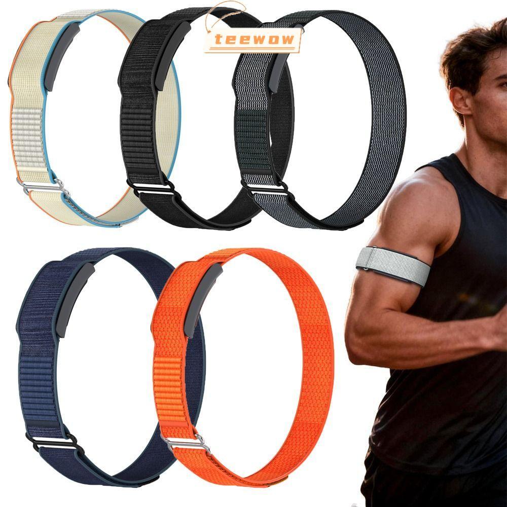 TEEWOW Sport Band Bicep Band, Breathable Adjustable Fitness Tracker Arm Band, Loop Design Nylon Repl