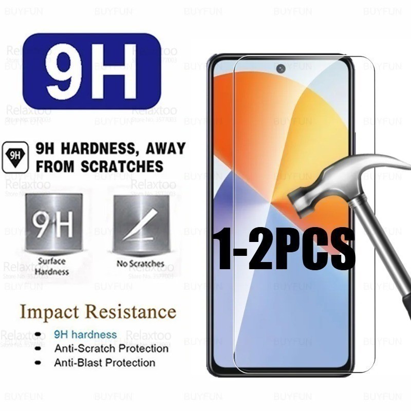 1-2 ชิ้น HD ฟิล์มกระจกนิรภัยสําหรับ Vivo 1951 2004 2006 V1732A V1809A V1809T V181818A V1821A V1829A 