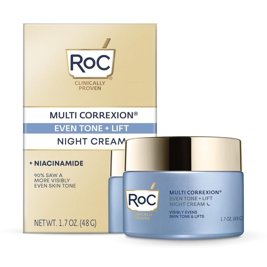 RoC Multi Correxion 5 in 1 Restoring/Anti Aging Facial Night Cream with Hexinol, 1.7 Ounces (Packagi