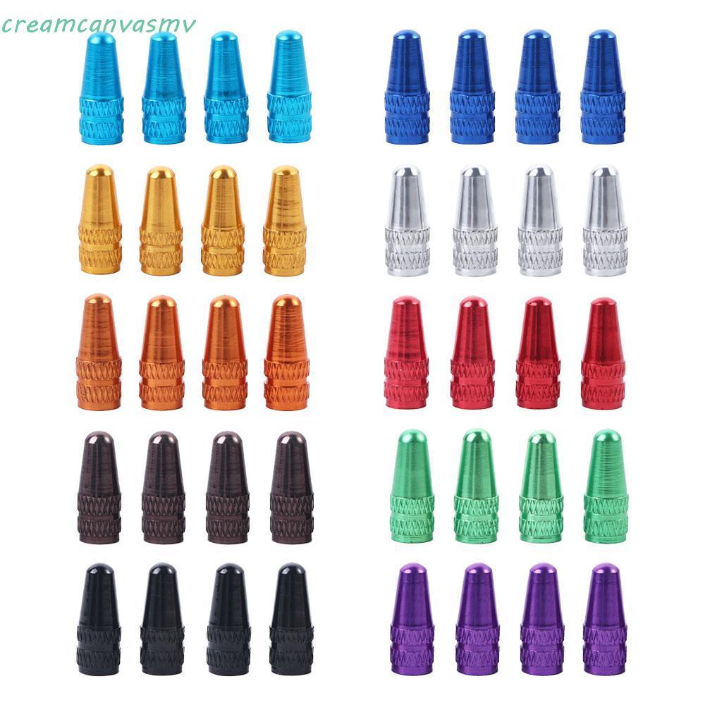 ROVER หมวกกันฝุ่นวาล์วล้อจักรยาน ขนาดมาตรฐาน ผลิตจากอลูมิเนียม จำนวน 4 ชิ้น