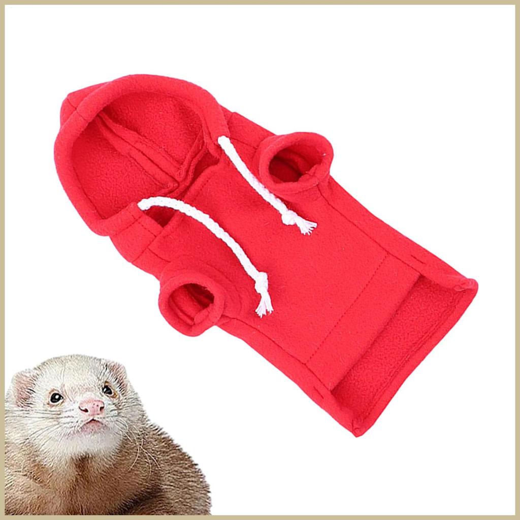 Ferret Sweatshirt เสื้อผ้า Ferret ขนาดเล็ก Guinea Pig Hoodie Ferret Sweatshirt Drawstring Hood เสื้อ