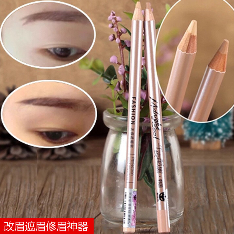 Midnight Cool สีดําไม่มีรอยต่อคอนซีลเลอร์ปากกาสิวจุดรอยแผลเป็นกันน้ําคิ้ว Tattoo คอนซีลเลอร์ M16 2DB