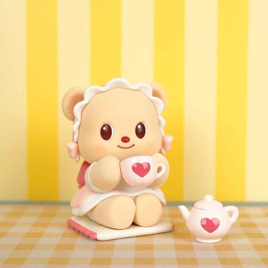 PLZDOT ของแท้ Butterbear Butterbear Leisure Time Series Mystery กล่องรูป Flocking ของขวัญ DQB251228