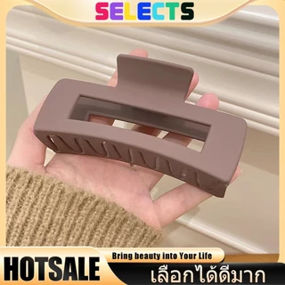 SELECTS กิ๊บซิลเวอร์ปลาฉลาม สไตล์ K-Style ขนาดเล็กเก๋ไก๋ - Silver Shark Clip K-Style Small & Chic
