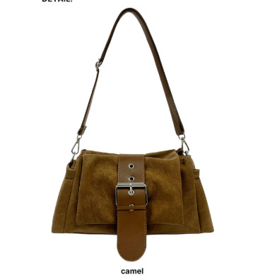 Shirring Suede Daily Bag