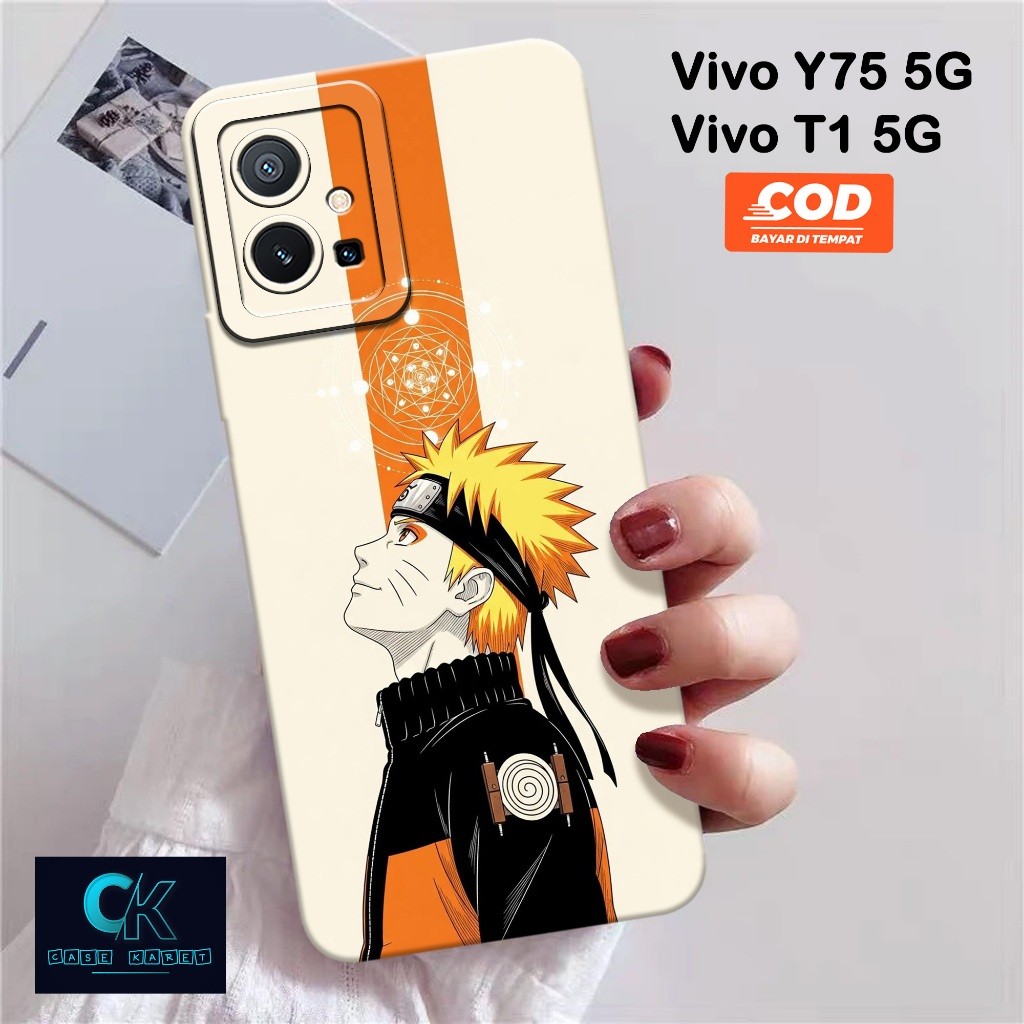 HP เคส Vivo Y75 5G / T1 5G ล่าสุด - เคสอนิเมะแฟชั่น - เคสยาง - เคส Vivo Y75 5G / T1 5G - เคส Vivo Y7