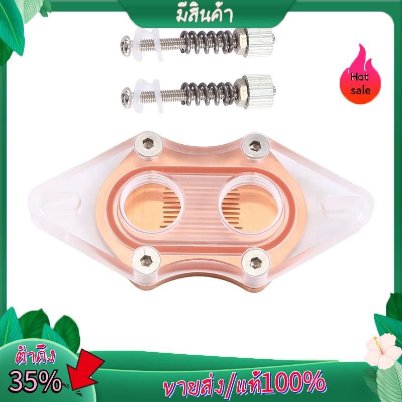 CPU Water Cooling Block Cooler อะคริลิคโปร่งใส South Bridge Northbridge Block สําหรับคอมพิวเตอร์ CPU