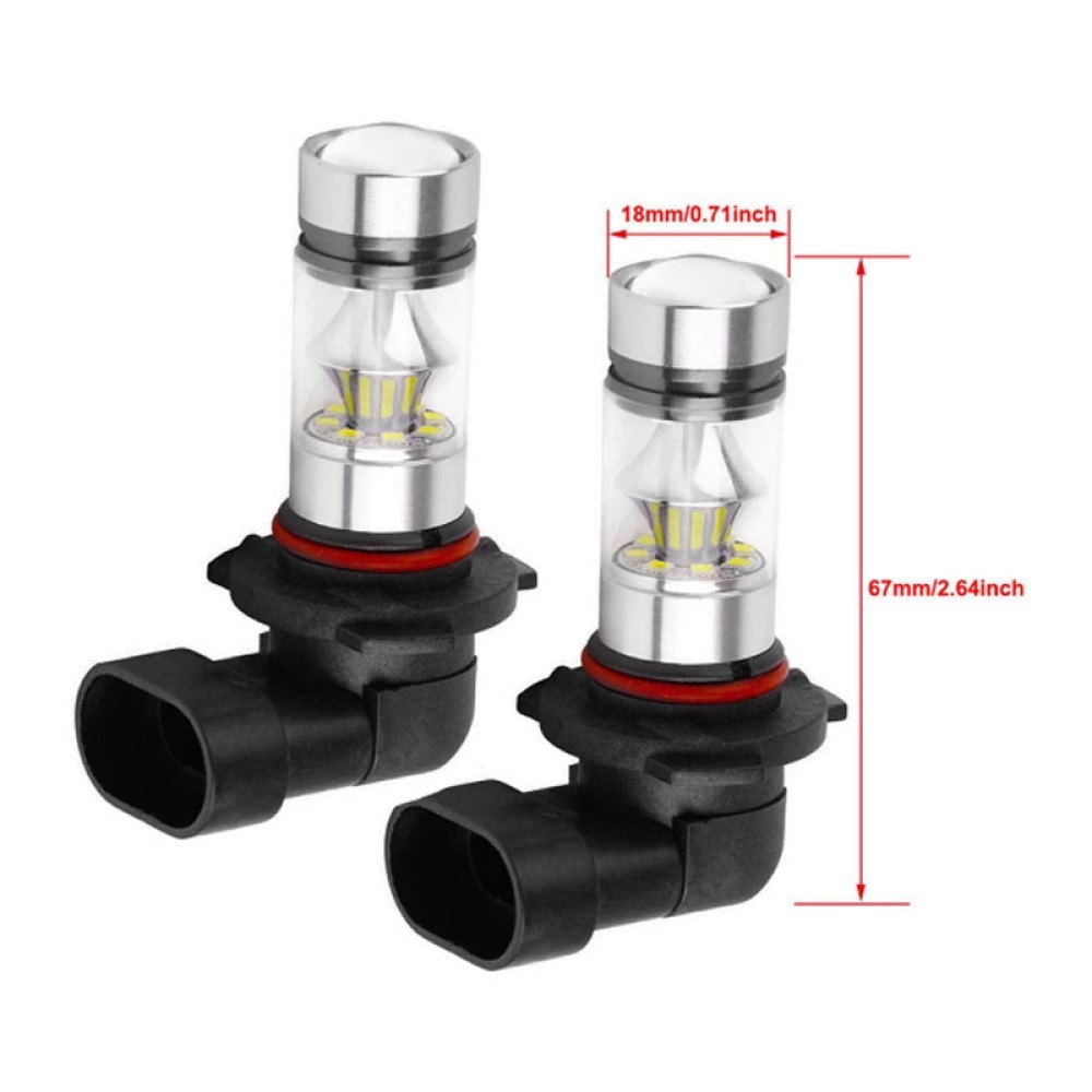 หลอดไฟ LED Goya112 TH คู่ H4 ขนาด 100W 8000K มี LED 20 ตัว สีขาว ไฟต่ำ-ไฟสูง 2ใน1 ✨b_october411.th✨