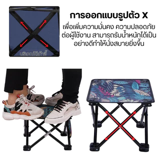เก้าอี้เล็ก เก้าอี้พับได้ เก้าอี้ตกปลา เก้าอี้ปิกนิก เก้าอี้แคมป์ปิ้ง รุ่น 7349
