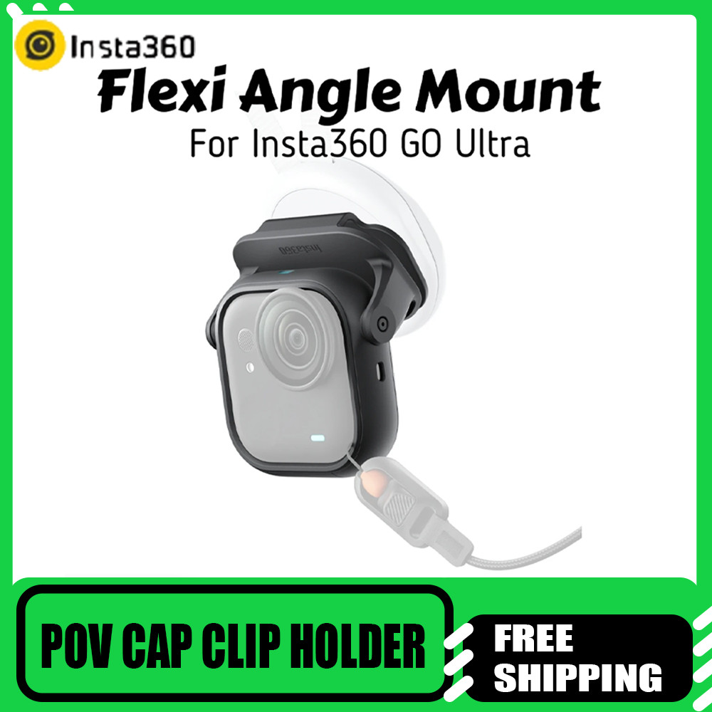 Insta360 GO Ultra Flexi Angle Mount POV คลิปผู้ถือสนับสนุนสําหรับ Insta 360 GO Ultra Action กล้องอุปกรณ์เสริมเดิม
