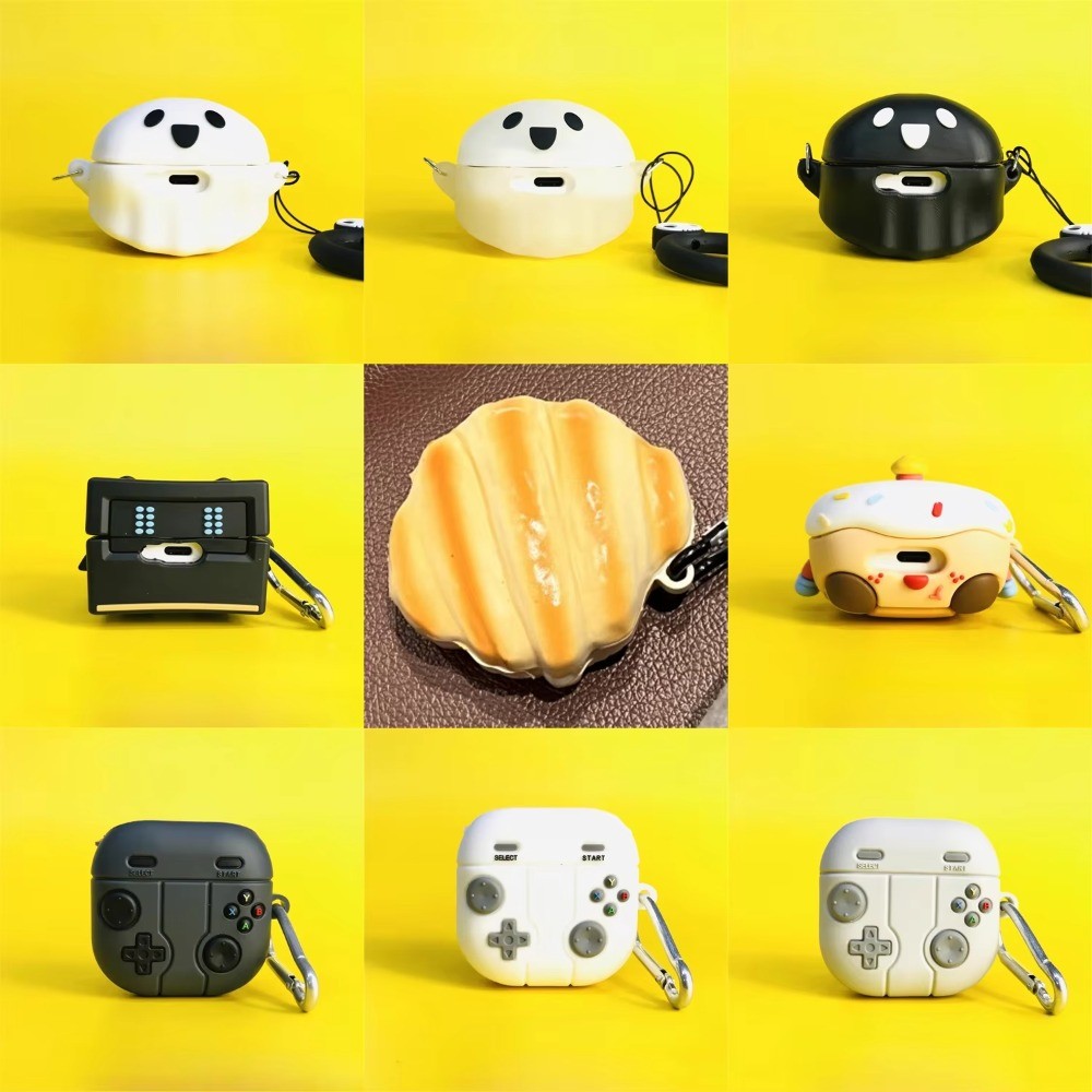 สําหรับ Redmi Buds 6 Active หรือ Xiaomi Air 4 SE 3D การ์ตูนซิลิโคนหูฟังสําหรับ Redmi Buds6 Active กันกระแทกป้องกัน Funda พร้อมตะขอ