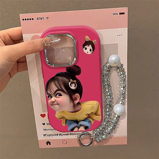 สาวน้อยน่ารัก For iPhone รอบ และ น่ารัก เคสไอโฟน 13 14 11 Pro 16 Pro Max 15 14 PRO 11 MAX X XS MAX XR 7/8PLUS 15 1