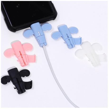 ตัวถนอมสายชาร์จซิลิโคนลายน่ารัก เคสสายชาร์จ กันสายหัก สำหรับหูฟังและที่ชาร์จโทรศัพท์