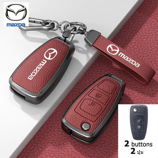 Mazda BT-50 2014-2019 รถรีโมทกุญแจพับได้ Mazda พวงกุญแจ BT-50 pro BT-50 โลหะผสมสังกะสี Mazda ฝาครอบกุญแจรถ