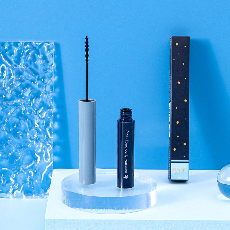 แต่งหน้า suake suake suake Double-Effect Color Mascara มาสคาร่าดัดผมยาวหนาไม่เลอะง่าย mz01.05