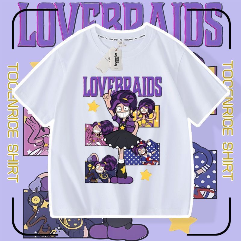 เสื้อยืดแขนสั้นลาย Poppy Time Play Lily Lovebraids สำหรับเด็กและผู้ใหญ่ 100-150cm เสื้อยืดคอตตอน ราคา ถูกที่สุด ดีลบีเคเค แกลเลอรีภาพที่ 7