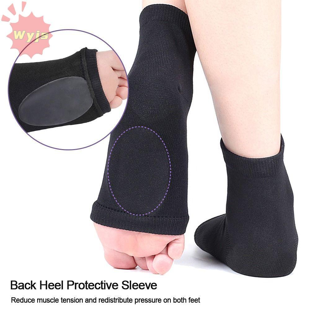 WYJS Heel Pad Arch Support Sleeve Foot Relief Pain Adjustable Heel Protectors