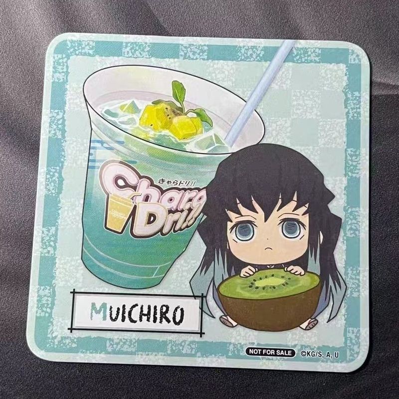 Demon Slayer/Muichiro/Demon Slayer Tokito Muichiro Drink Coaster CharaDri Linkage Coaster โฮมเมด/khf