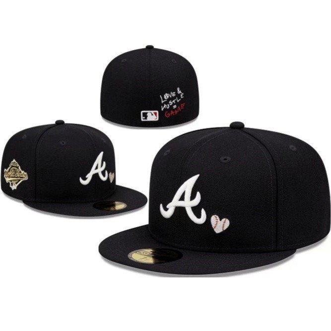 หมวกเบสบอล Atlanta Braves พอดีศีรษะ สำหรับผู้ชายและผู้หญิง